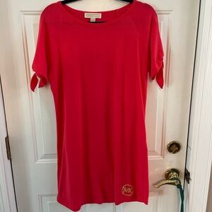 Michael Kors Orange Dress with Logo Detail